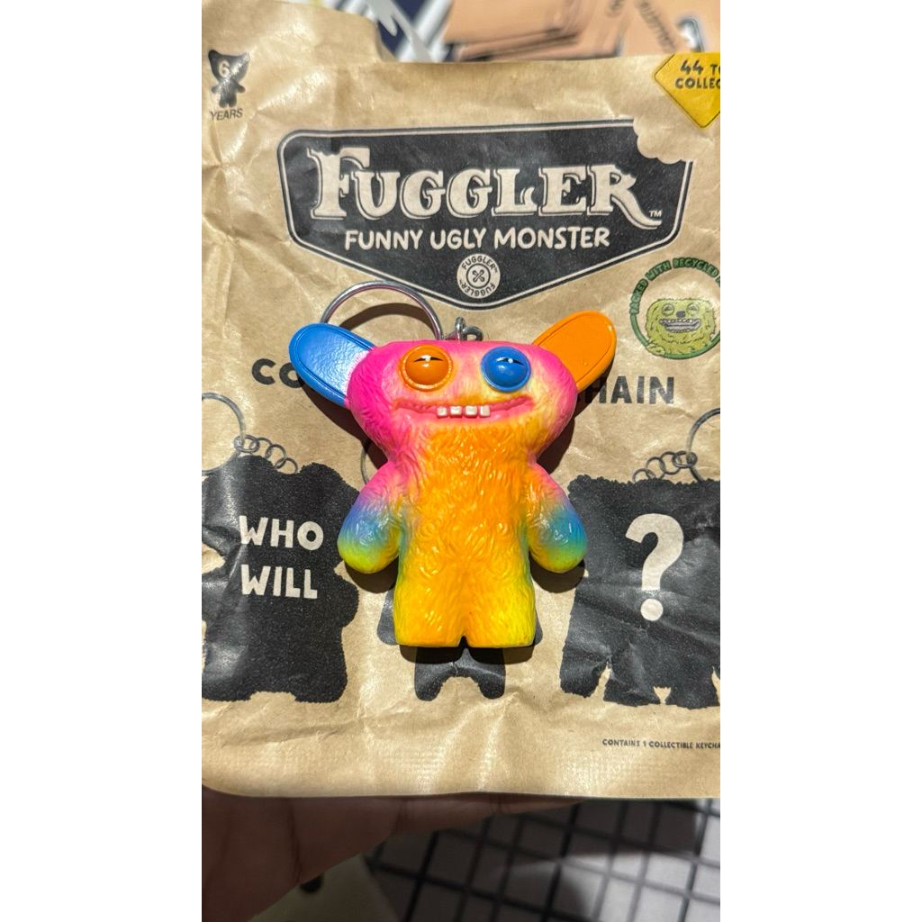 Keychain Fuggler / Bagcharm Fuggler / Gantungan Kunci Lucu Fuggler / Keychain Fuggler Alfamart / Gan