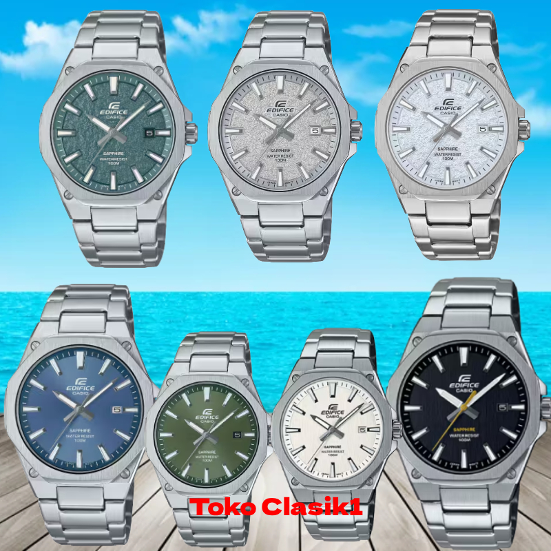 Original 100% Casio EDIFICE Slim Line EFR-S108D-2AVUDF EFR-S108D-3AVUDF EFR-S108DE Jam Tangan Pria A