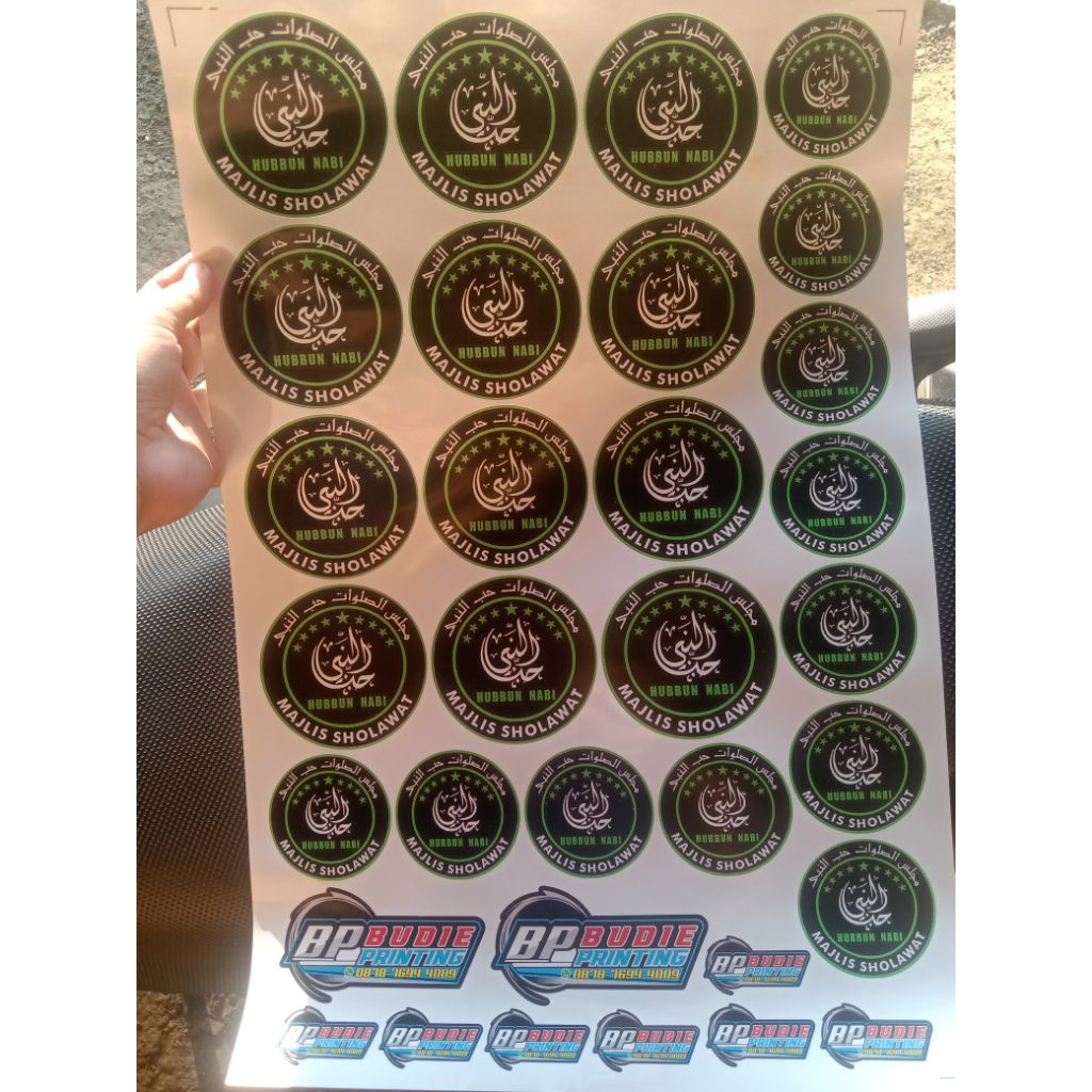 Cetak Stiker Vinyl, Bontax & Transparan A3+