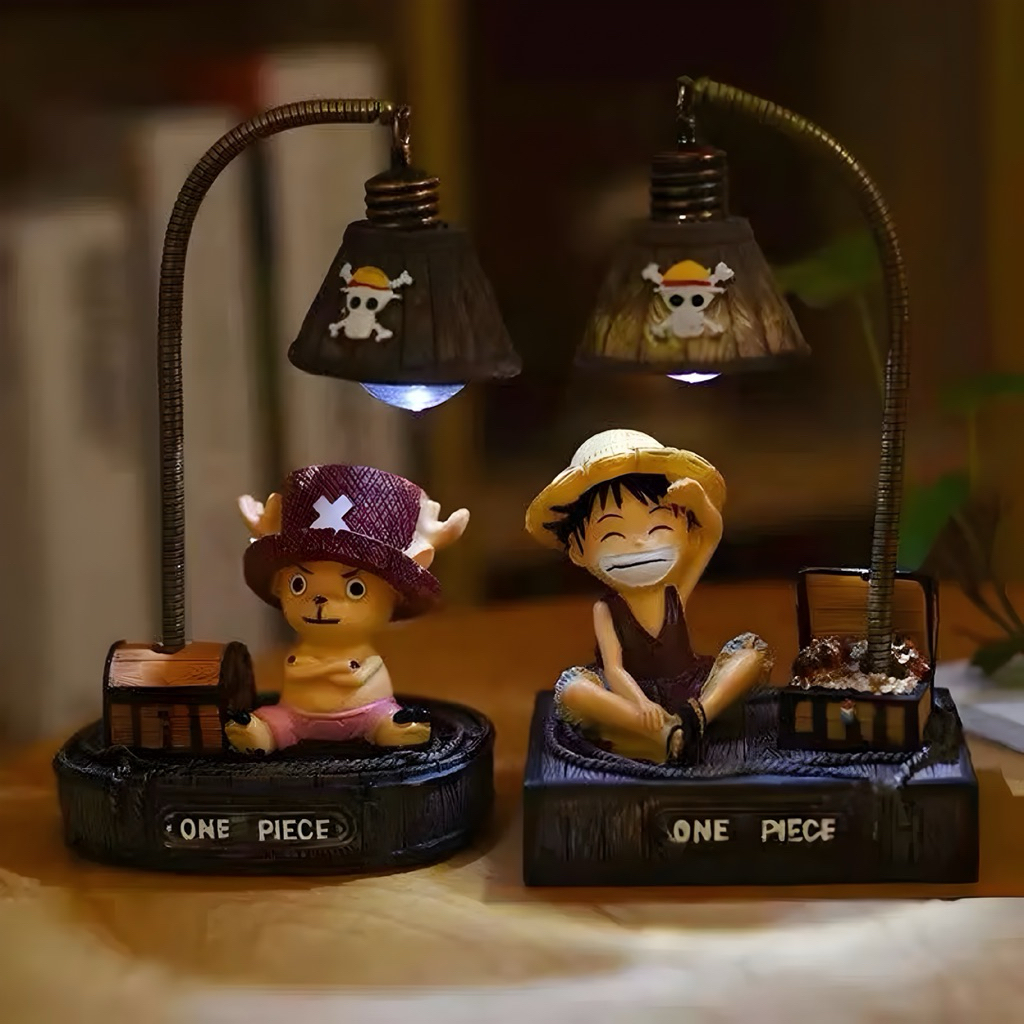 Action Figure One Piece - Luffy Chopper Figure Anime - Figure LED One Piece