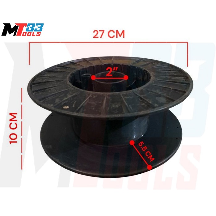 Bobin Gulungan Kabel Hitam Tebal/Bobin Kabel Berkualitas/Gelok Gelokan Tempat Gulungan Kabel