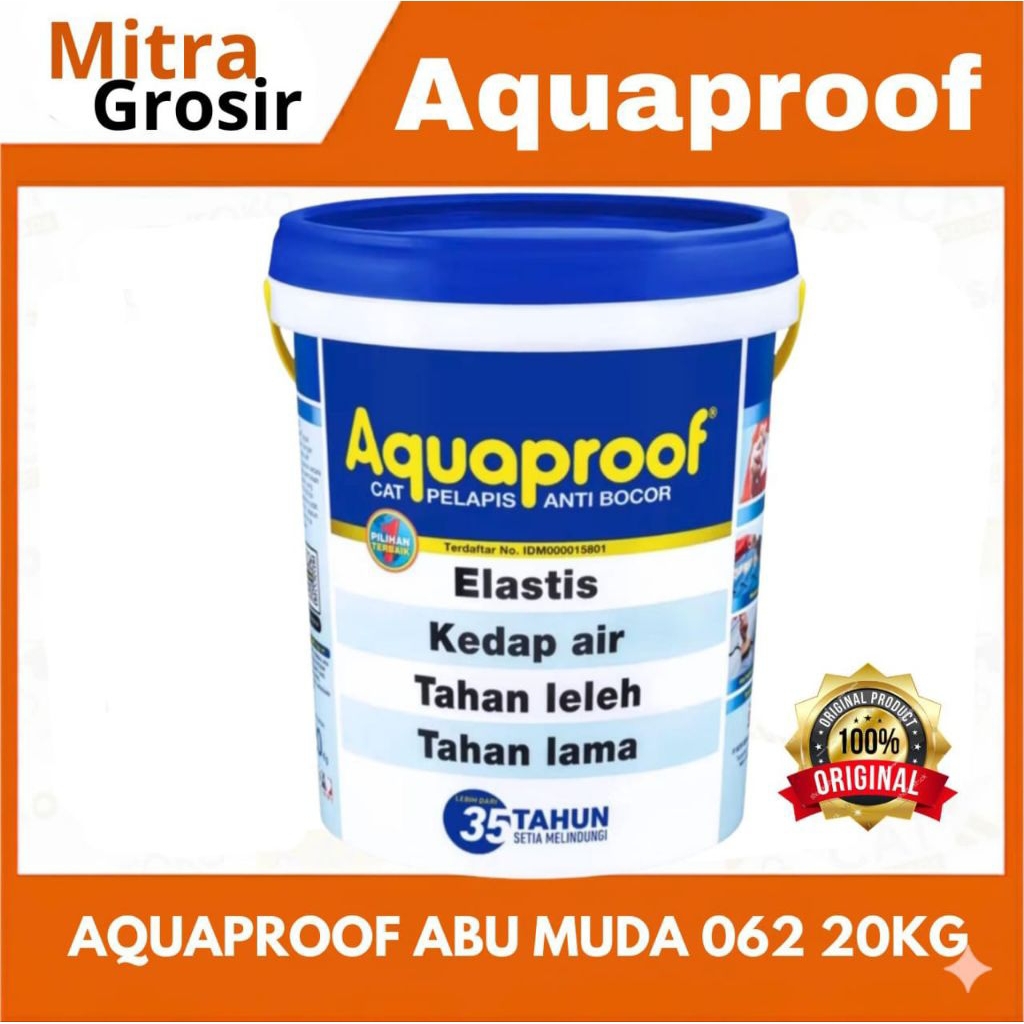CAT AQUAPROOF 20KG ABU MUDA 062 | AQUAPROOF CAT WATERPROOF | AQUAPROOF CAT ANTI BOCOR