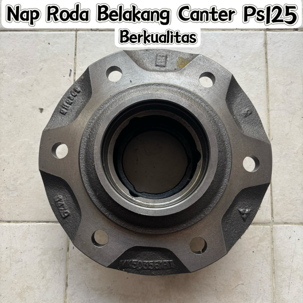 Nap Roda Belakang Canter Ps125 Berkualitas Fuso HUB, RR WHEEL Nap Roda Belakang - CANTER 125 PS Mits