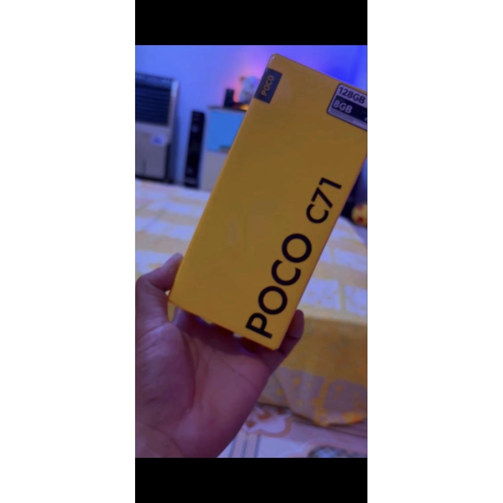 new poco C71 Ram 4+4/128