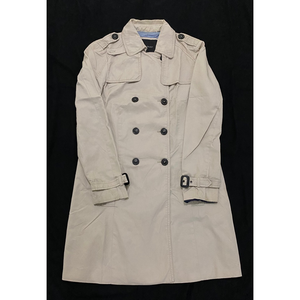 Coat Zara (Kancing emboss, tag lengkap) / Coat Branded Zara / Coat Branded