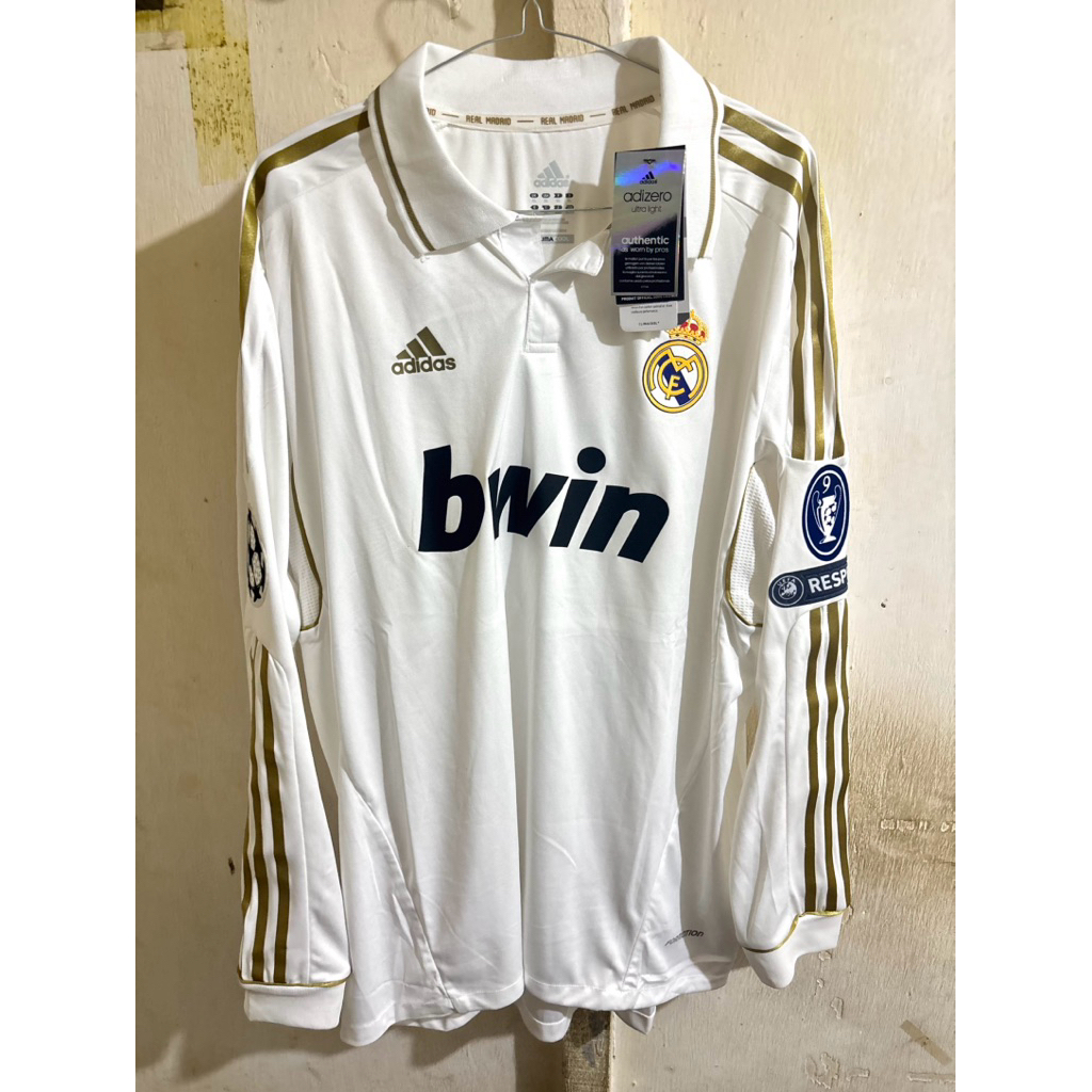 jersey real madrid 2011/12 player issue size XL