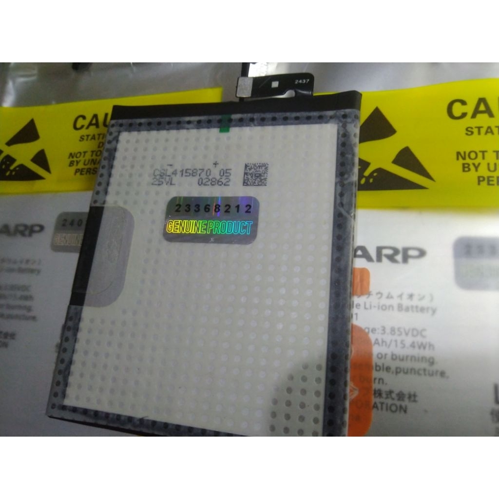 Sharp UBATIA269AFN1 Original 100%% GENUINE Batu Batre Battery Baterai Sharp Aquos ZETA SHV34