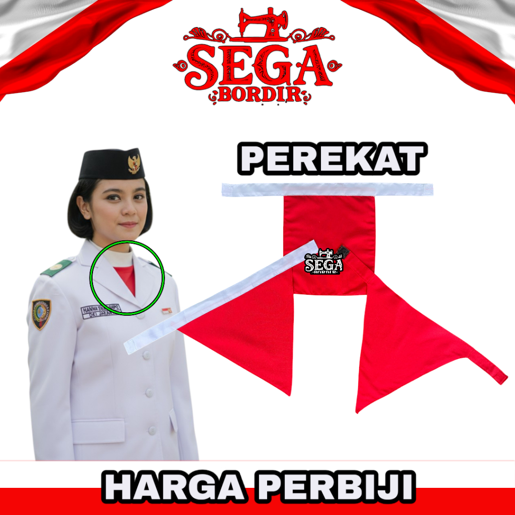 Syal Paskibra Merah Putih / Slayer Paskibra / Slayer Paskibra Merah putih