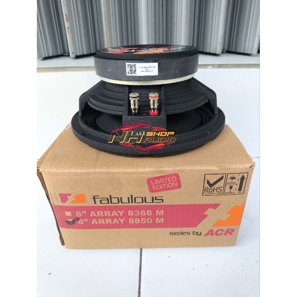 Speaker ACR Fabulous 8in 8" 8850 M Array Limitid Edition Speaker 8in Acr 8850M Array  Speaker 8in Ac