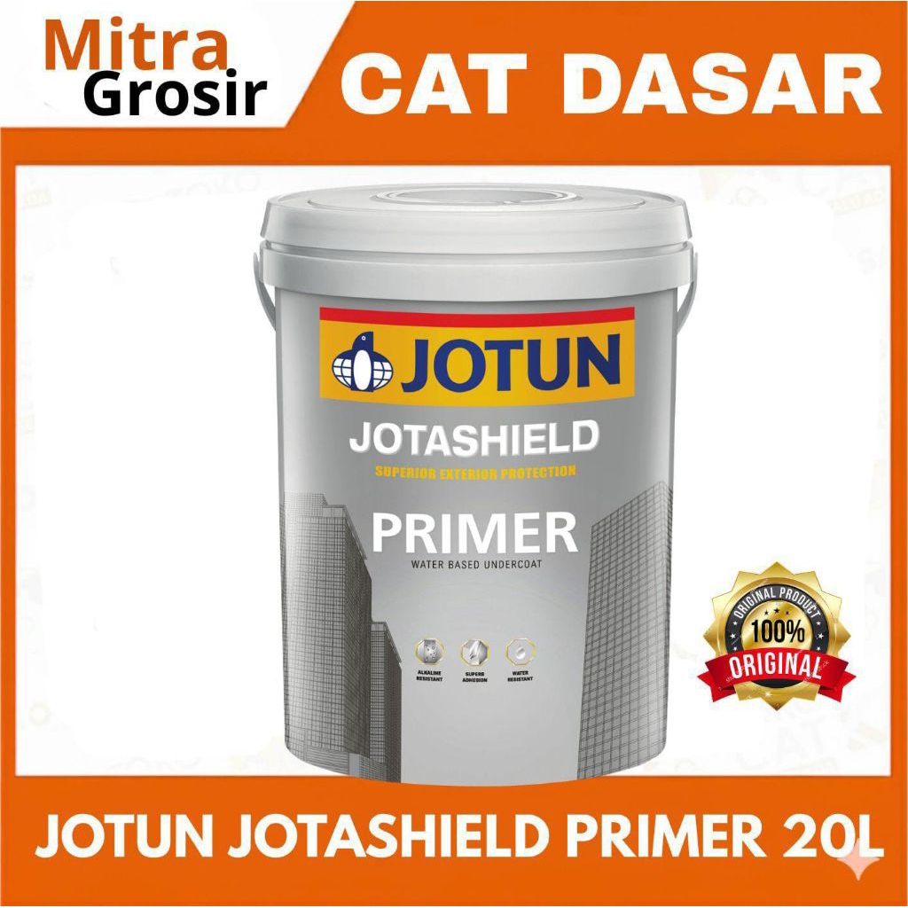 JOTUN CAT DASAR EXTERIOR | JOTUN JOTASHIELD PRIMER 20L | JOTUN SEALER EXTERIOR KEMASAN PAIL