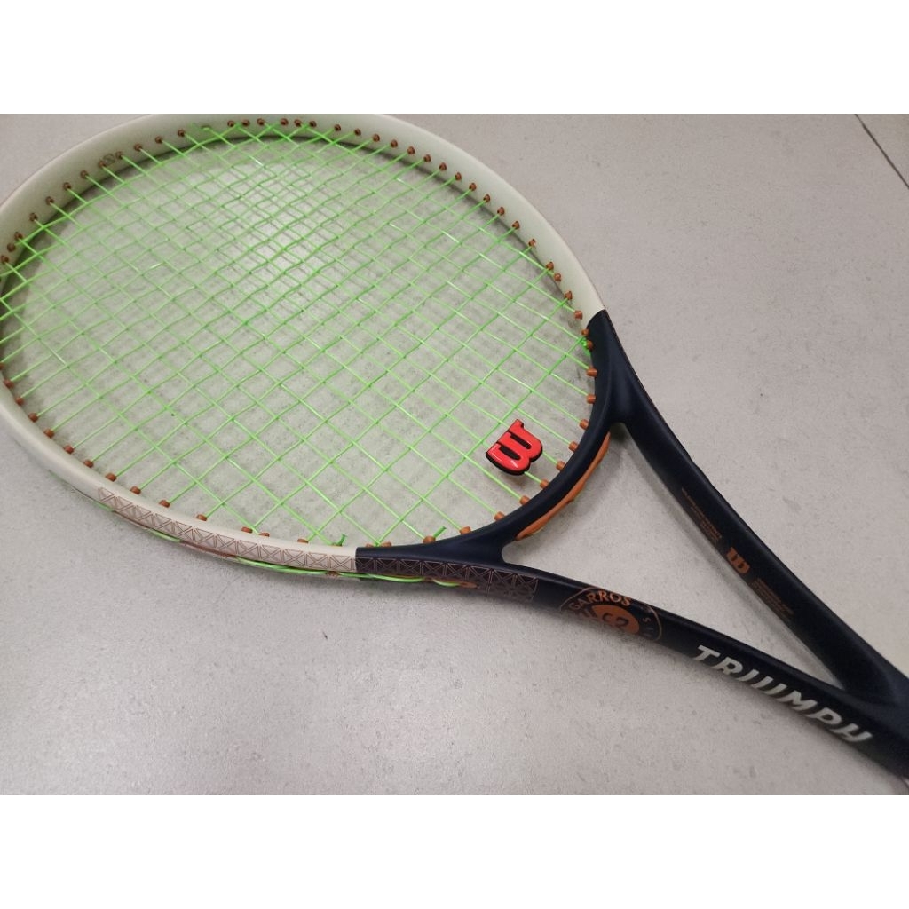 [Preloved] Raket Tenis Wilson x Roland-Garros Triumph (Raket Tenis Bekas Original / Raket Tennis Sec