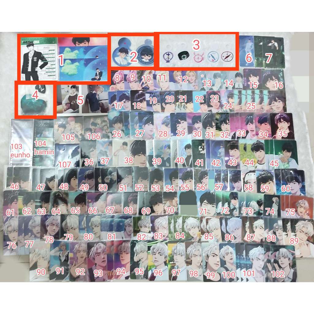 Official PLAVE Photocards PC Yejun Noah Bamby Eunho Hamin PUTV Appmus POB WFY 134-1