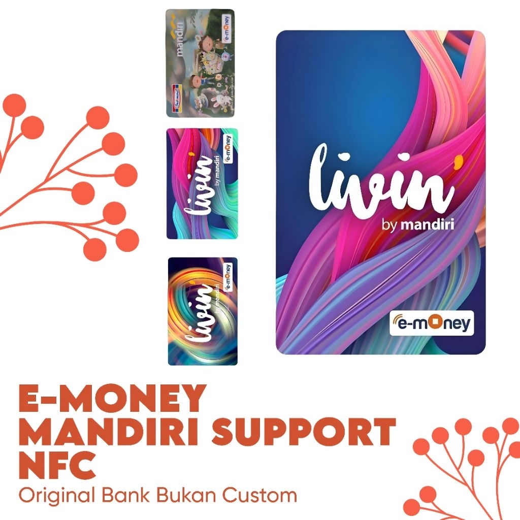 Kartu Emoney Mandiri Grosir Termurah/ Kartu Mandiri/ E-money Mandiri/ E-Money Card/ E-toll Mandiri/ 