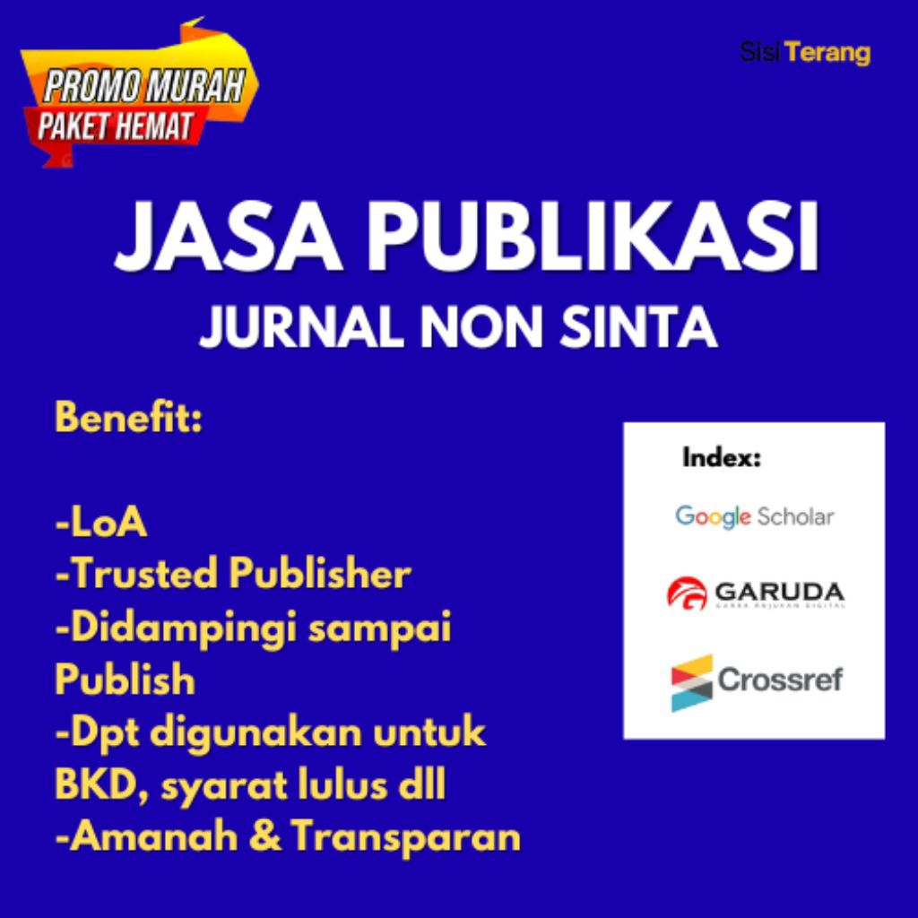 Jasa Publikasi Publish Terbit Jurnal Non Sinta