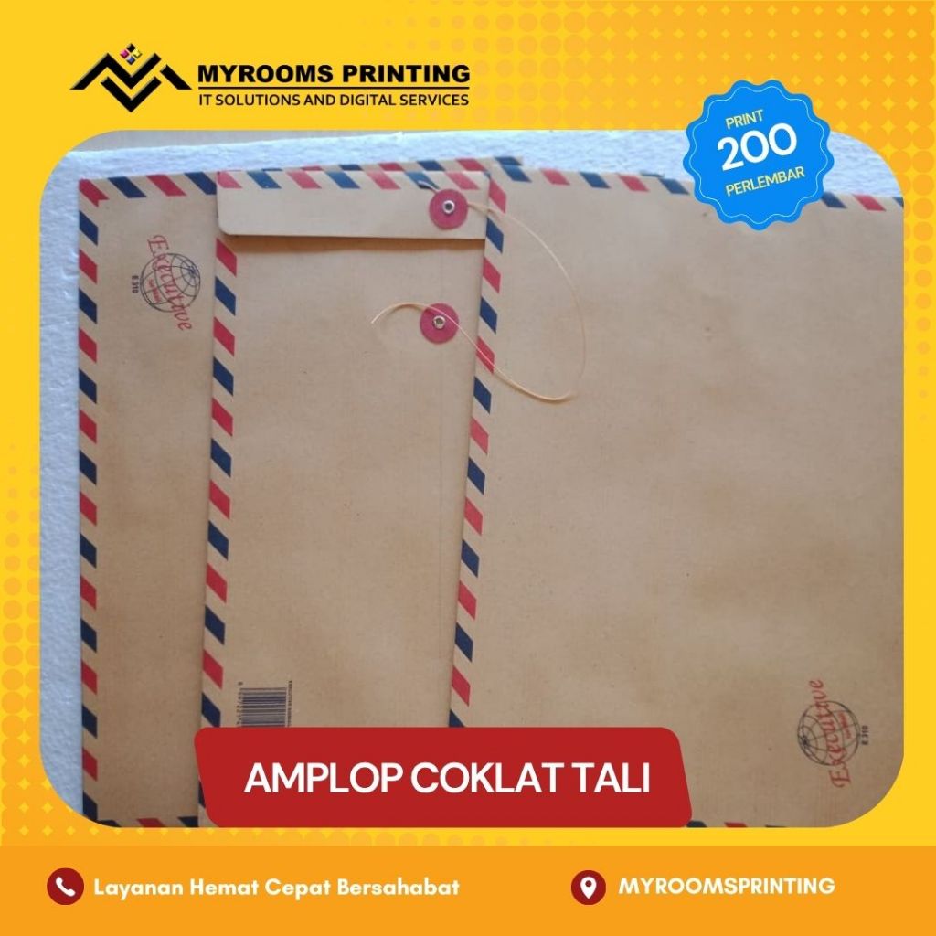 Amplop Coklat Bertali | Map Amplop Coklat Lamaran Kerja Executive E 310 Ukuran F4