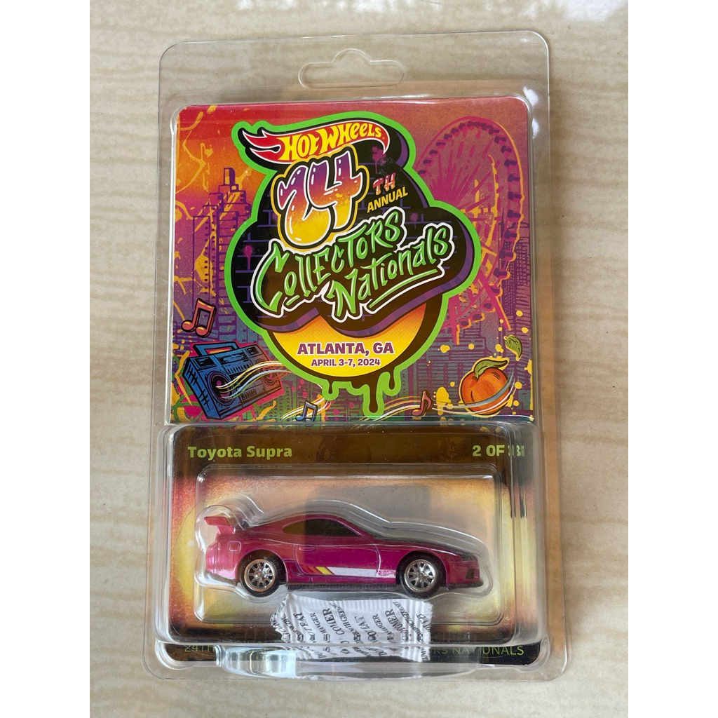 HOT WHEELS 24th Annual Collectors Nationals Toyota Supra Atlanta Convention Exlusive RaRE