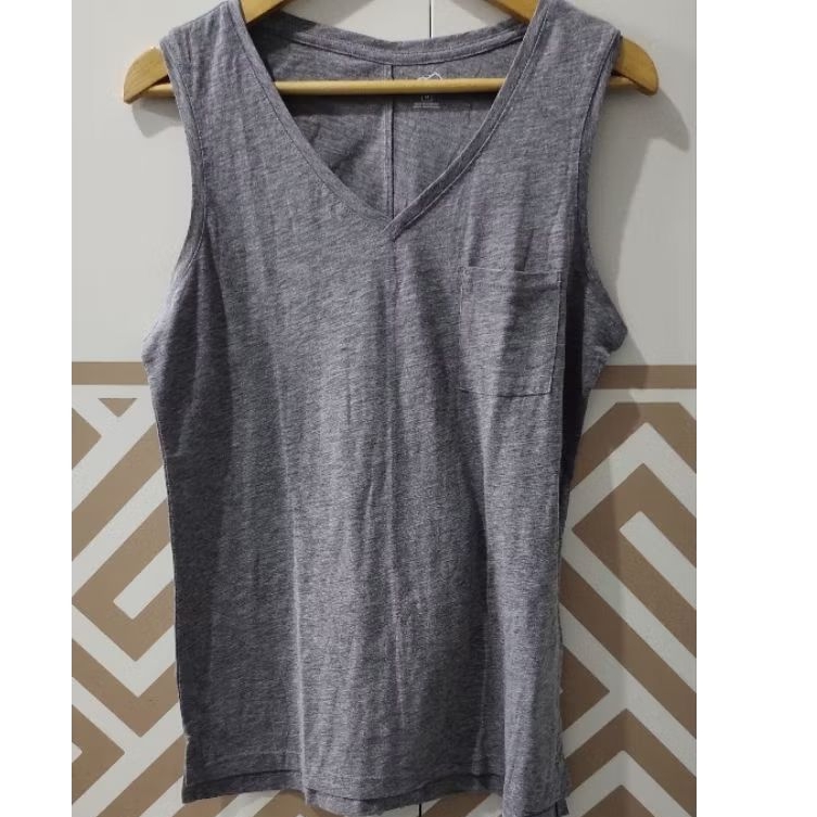 BARU | kaos kutung abu Eddie Bauer branded mall sale not PL