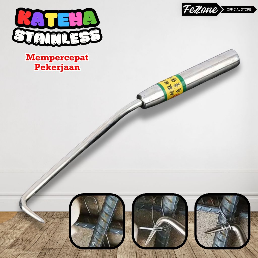 Alat Pengikat Bendrat Kawat Besi Beton Bendrat Kateha Keperluan Bangunan FEZONE