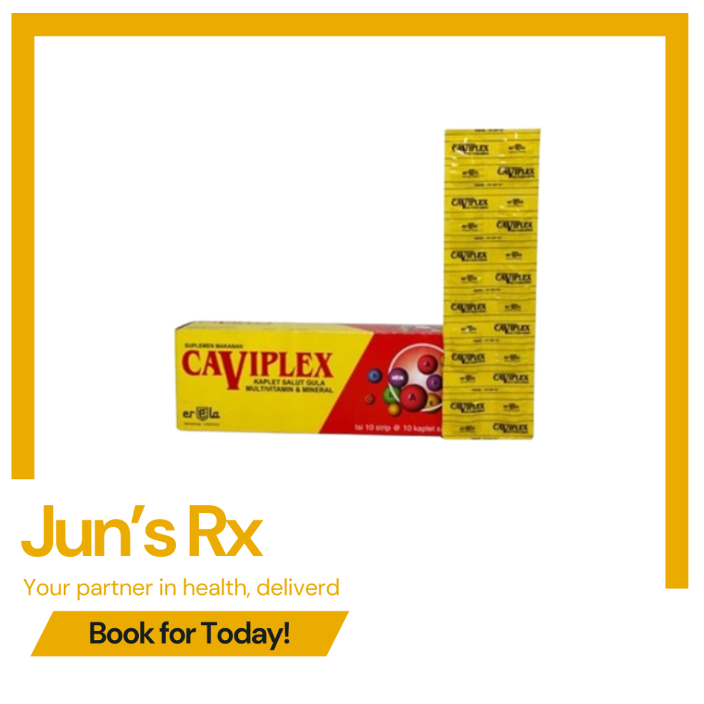 Caviplex Strip 10 Kaplet | Vitamin Caviplex