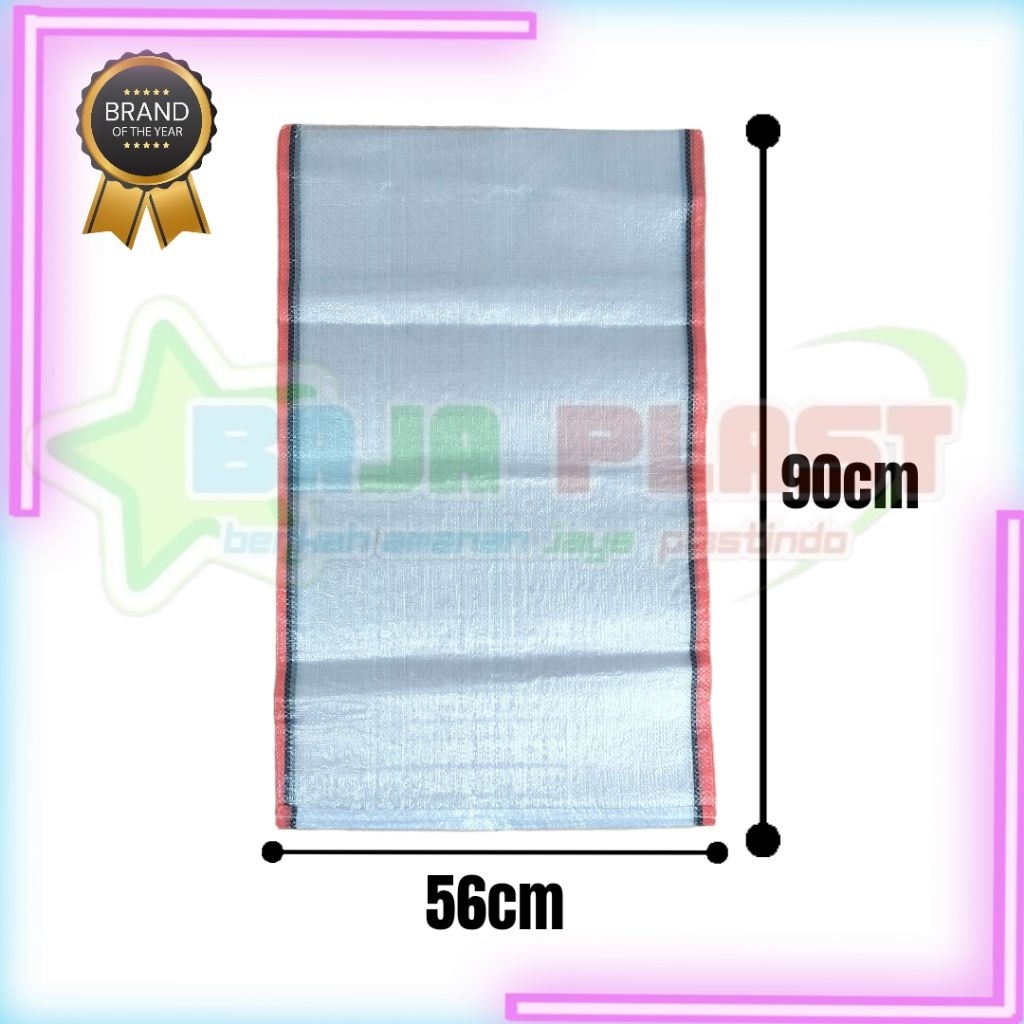 karung 50kg transparan isi 25 lembar