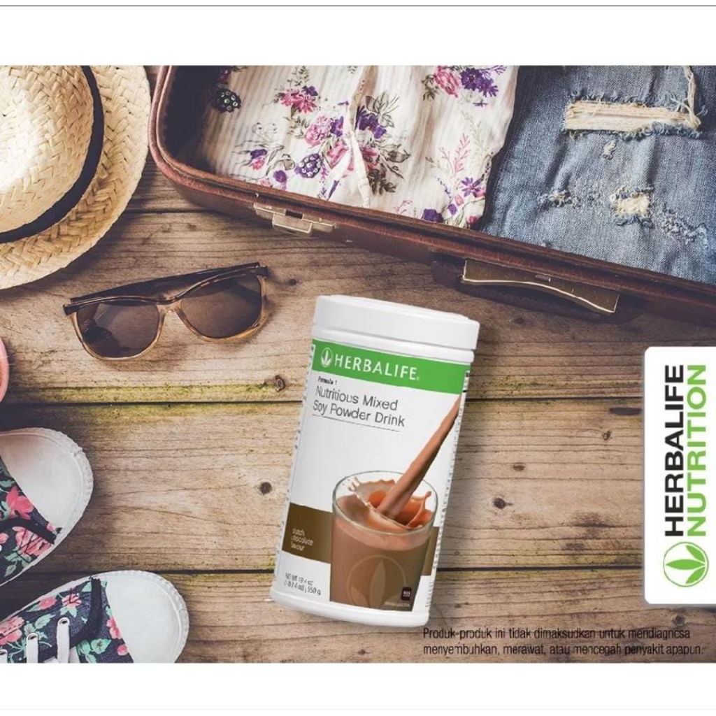 Herbalife Coklat Membantu Mengurangi Lemak Tubuh Dalam 7 Hari Promo Terbatas Shake F1 BPOM Halal Ori
