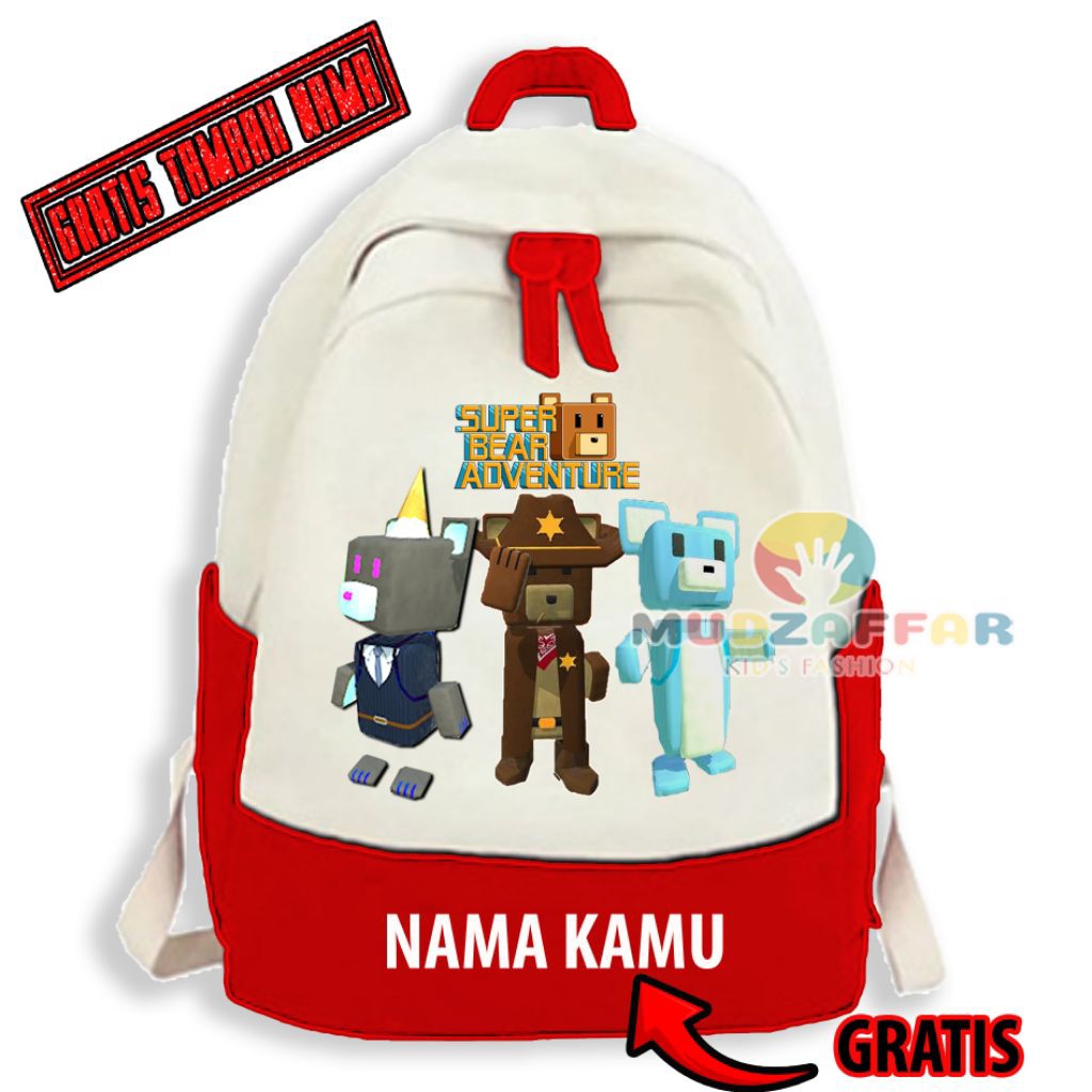 TAS RANSEL ANAK SUPER BEAR ADVENTURE TAS RANSEL ANAK SEKOLAH SUPER BEAR ADVENTURE
