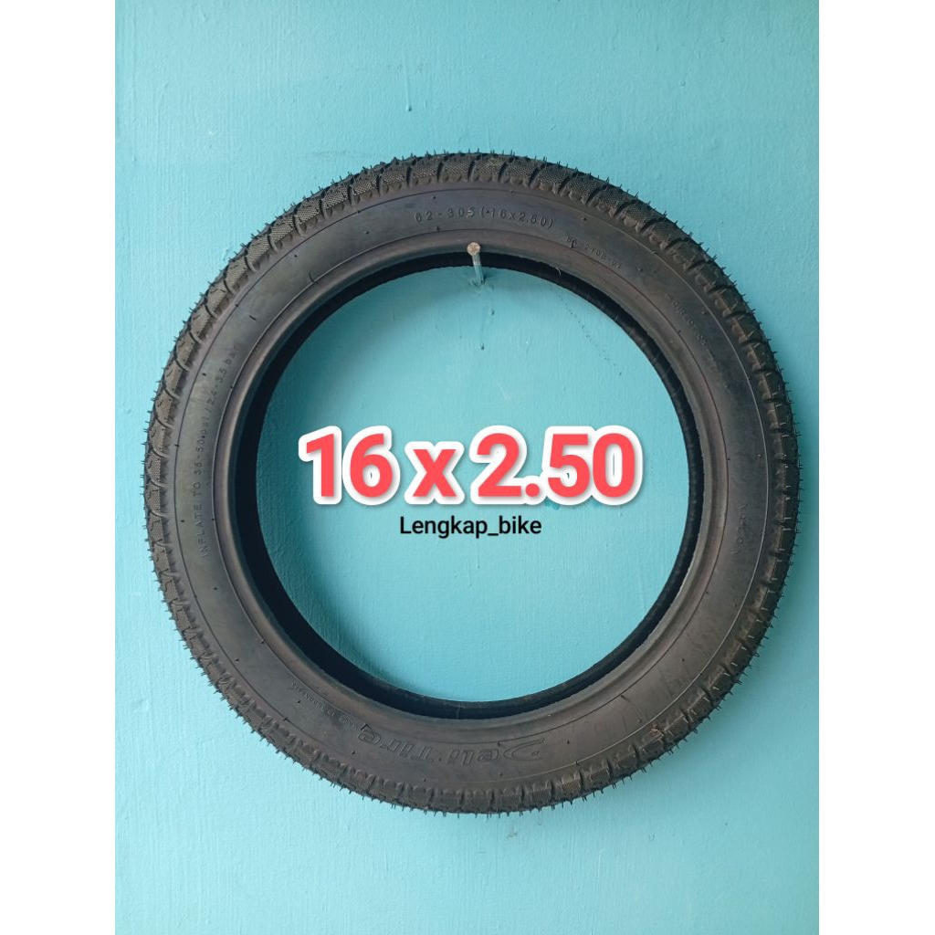 Ban Luar Sepeda Listrik 16 x 2.50 Swallow Deli Tire 16 x 2.50