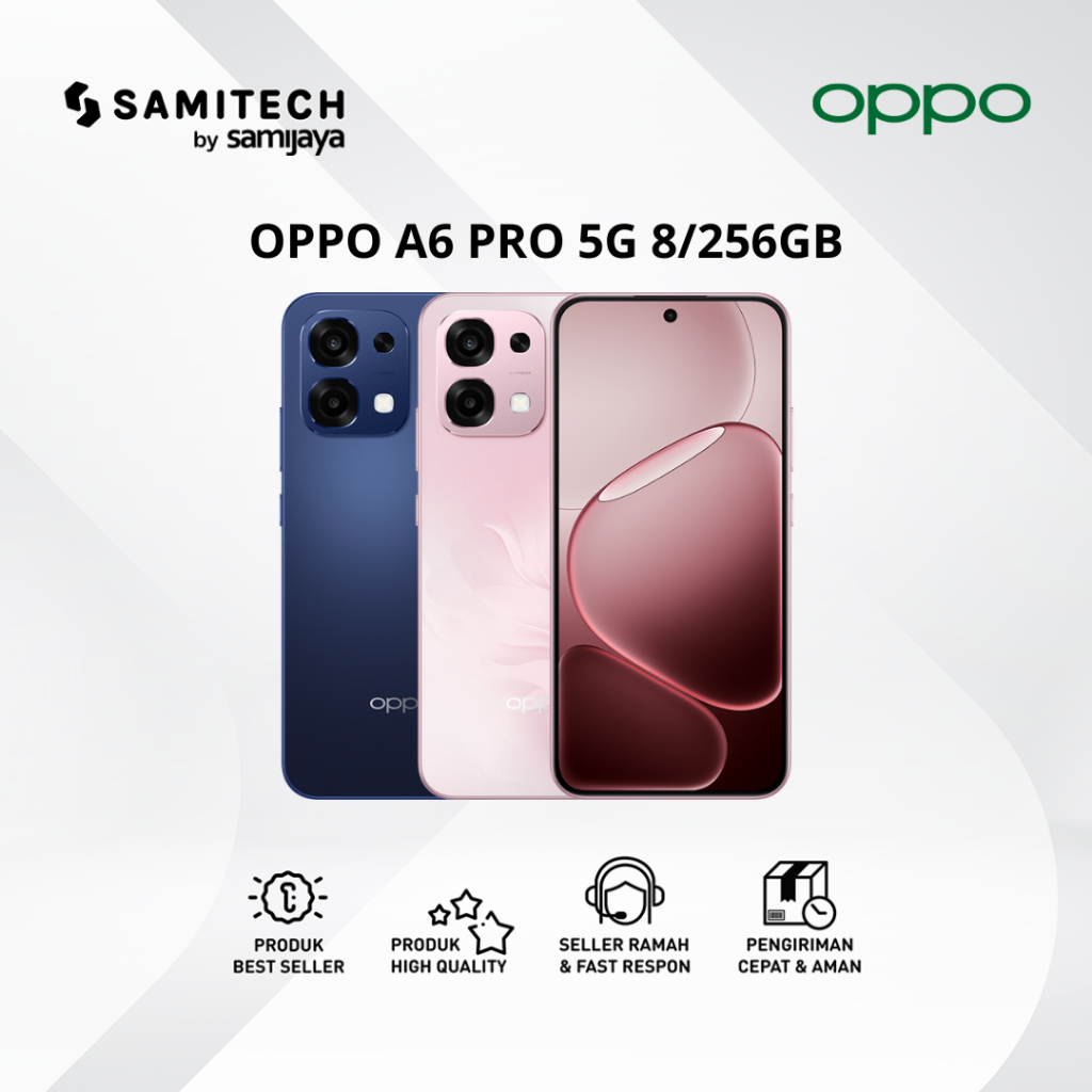 HP OPPO A6 PRO 5G 8/256GB RAM 8GB PENYIMPANAN 256GB NEW REPACK BERGARANSI RESMI