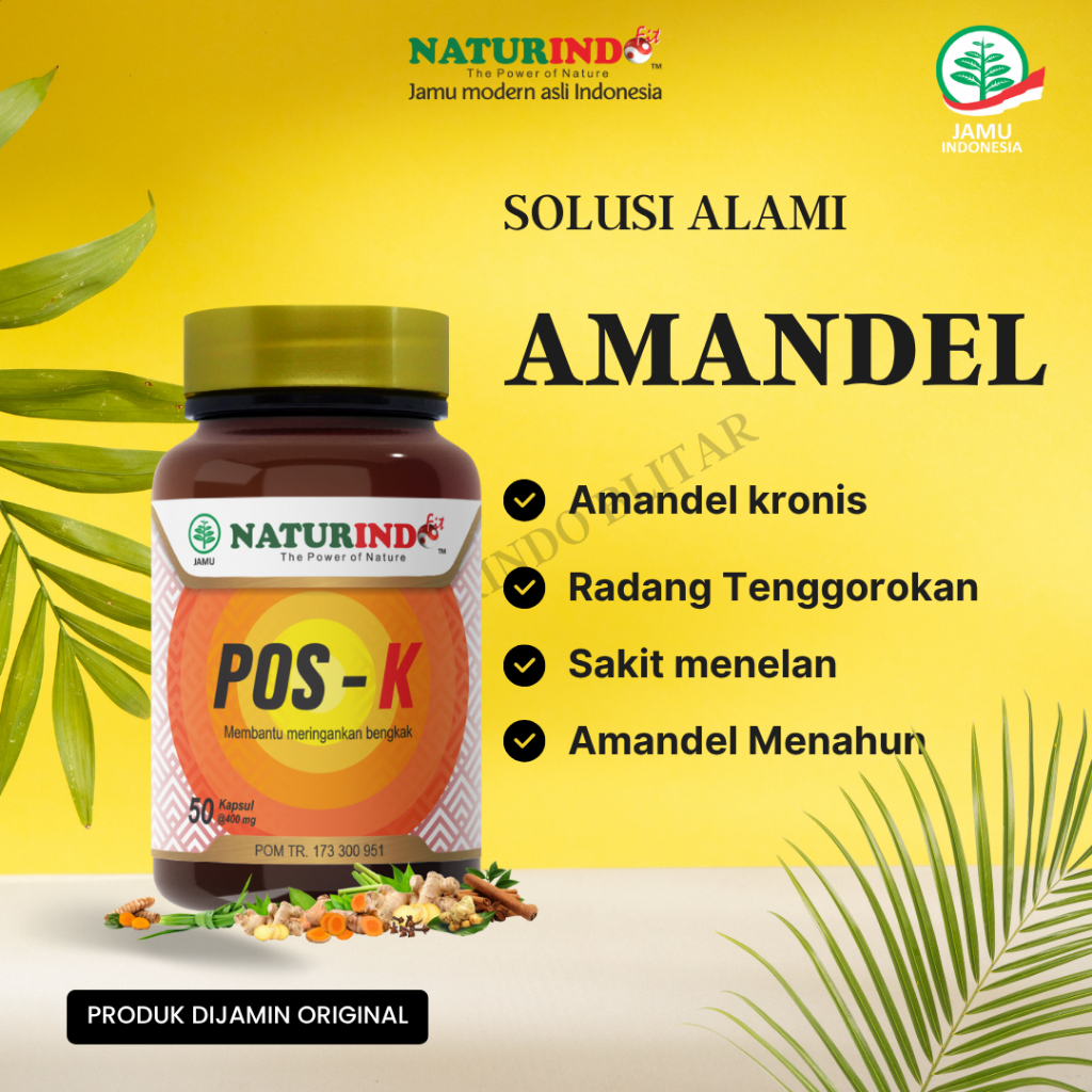Obat Herbal Amandel Pos K Naturindo