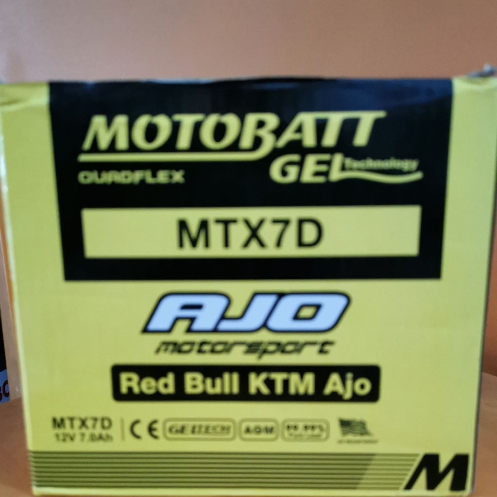 Motobatt Gel aki motor MTX7D