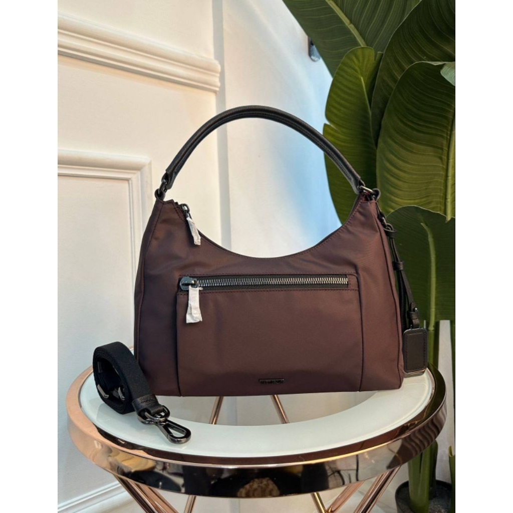 Ready TUMI Adelaide Hobo Crossbody Plum