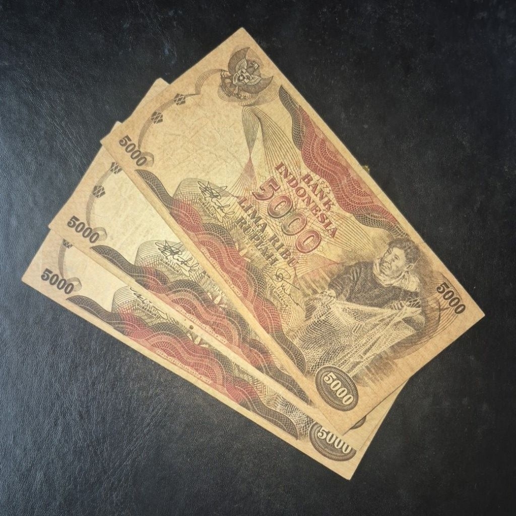 Uang Kuno 5000 Penjala Tahun 1975