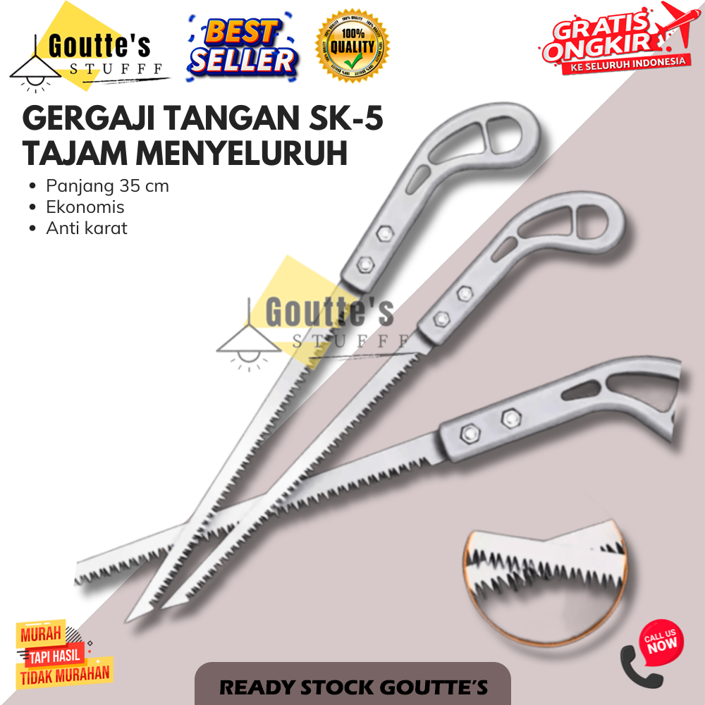 GERGAJI TANGAN SK-5 TAJAM MENYELURUH