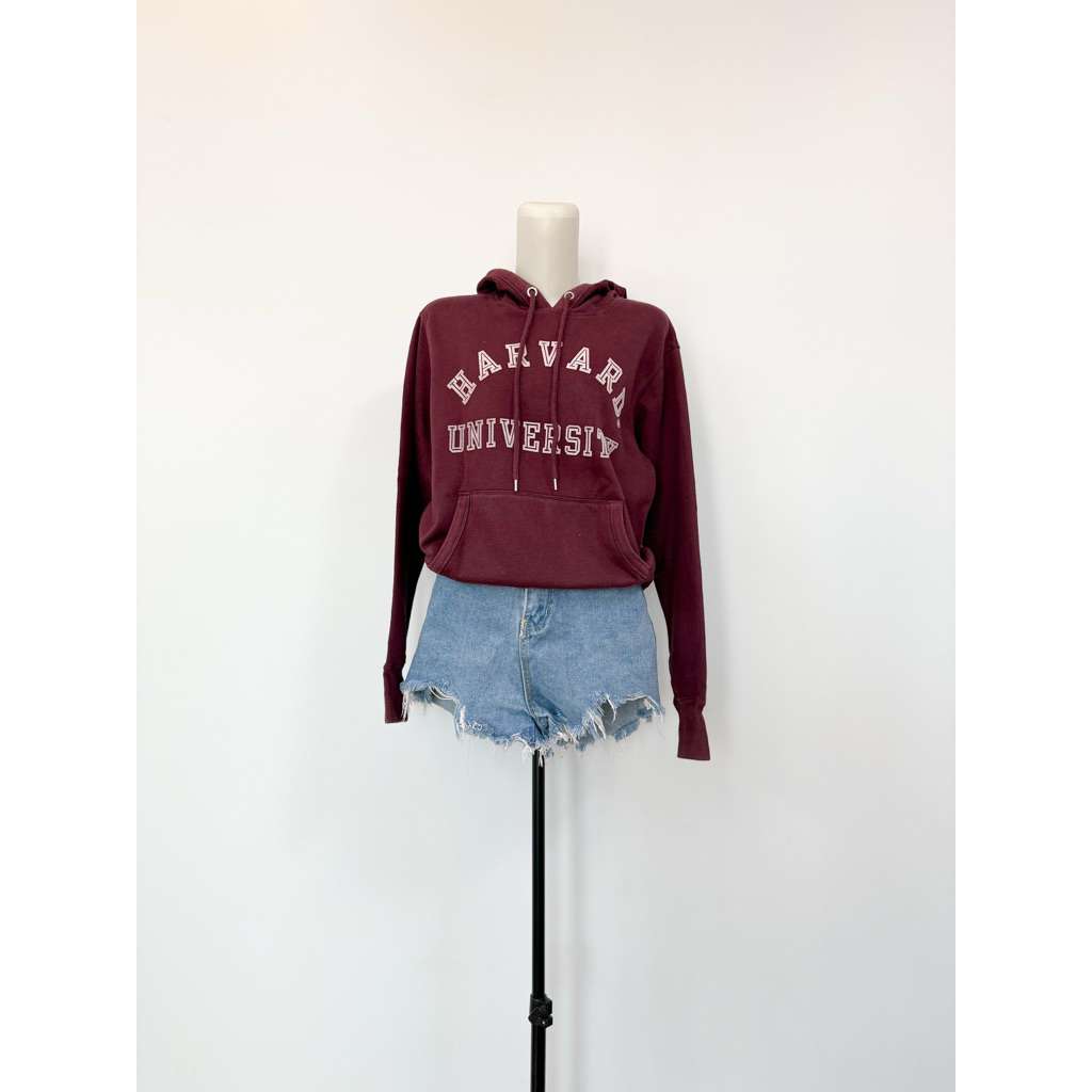 pl. atasan| jaket | hoodie HnM H&M original harvard university maroon