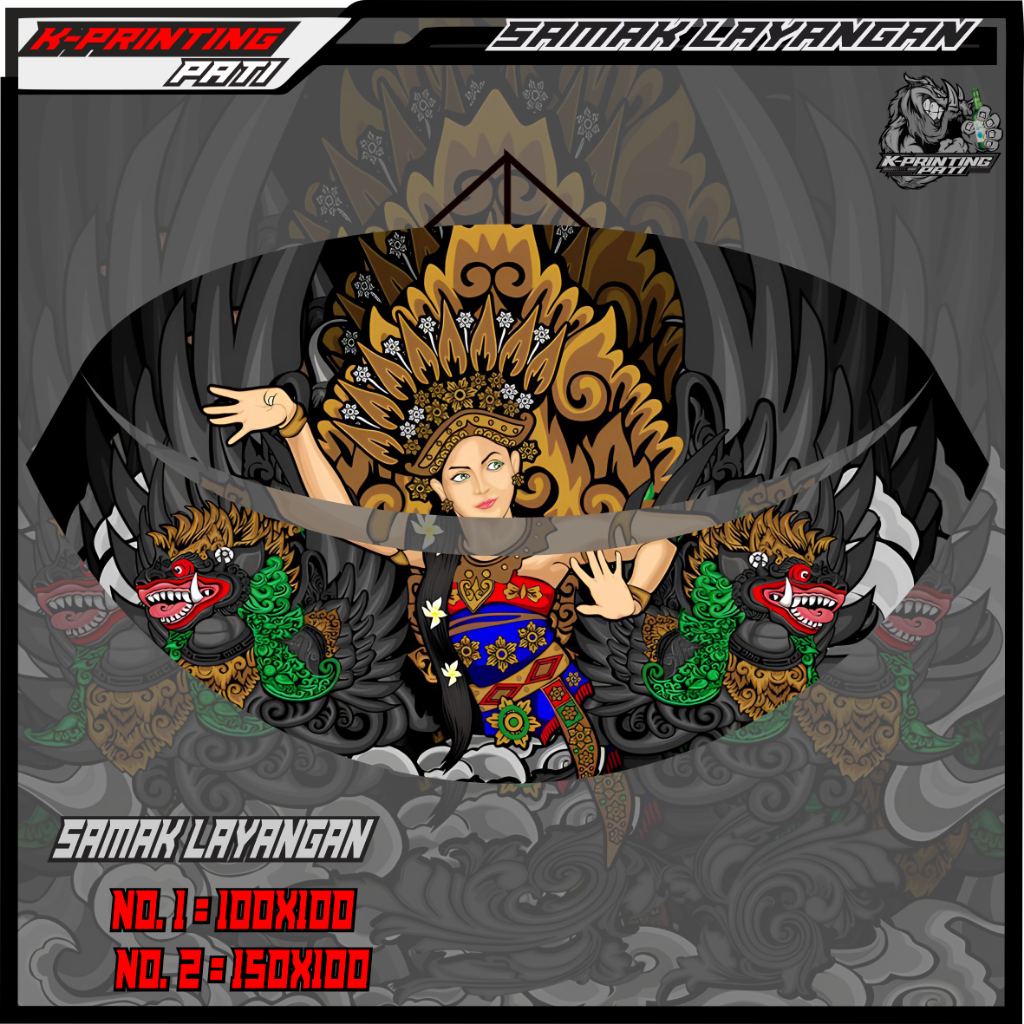 SAMPUL KAIN LAYANGAN SAMAK LAYANG LAYANG GAMBAR anime BAHAN KAIN TC IMPORT PREMIUM FULL PRINT MURAH 