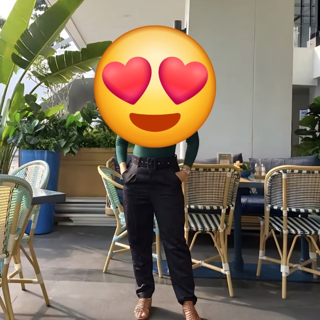 PRELOVED Eve's Pants // celana panjang // celana belt