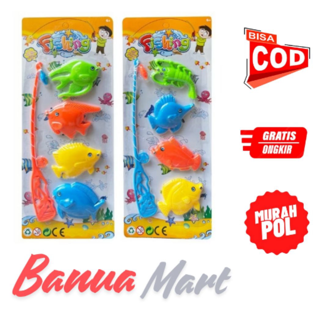 MAINAN PANCING MAGNET / Fishing Game / Mainan Anak Alat Pancing