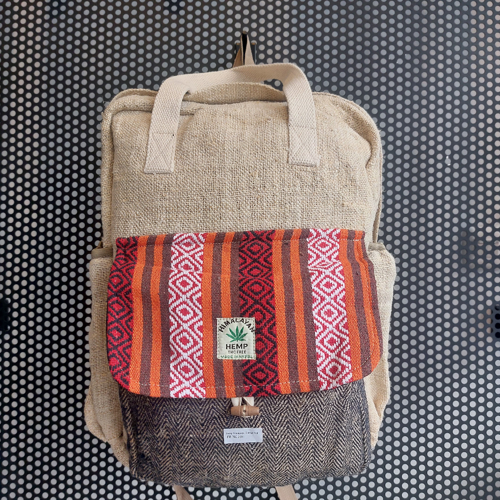 Tas Ransel Hemp – Handmade dari Nepal