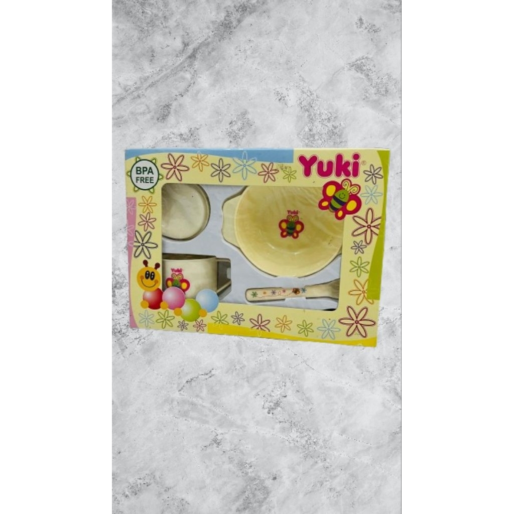 Yuki feeding set mangkok