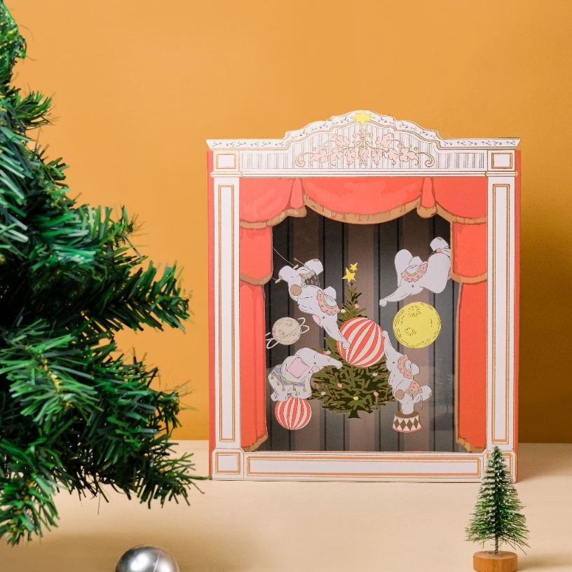 Hardbox / Box / Kotak Mika Hampers Christmas - Twinkly Box