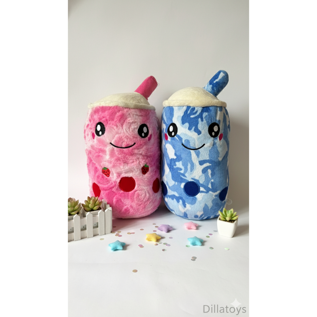 Boneka Anak Boba LED Lembut Lucu Ukuran 30x35 Cm