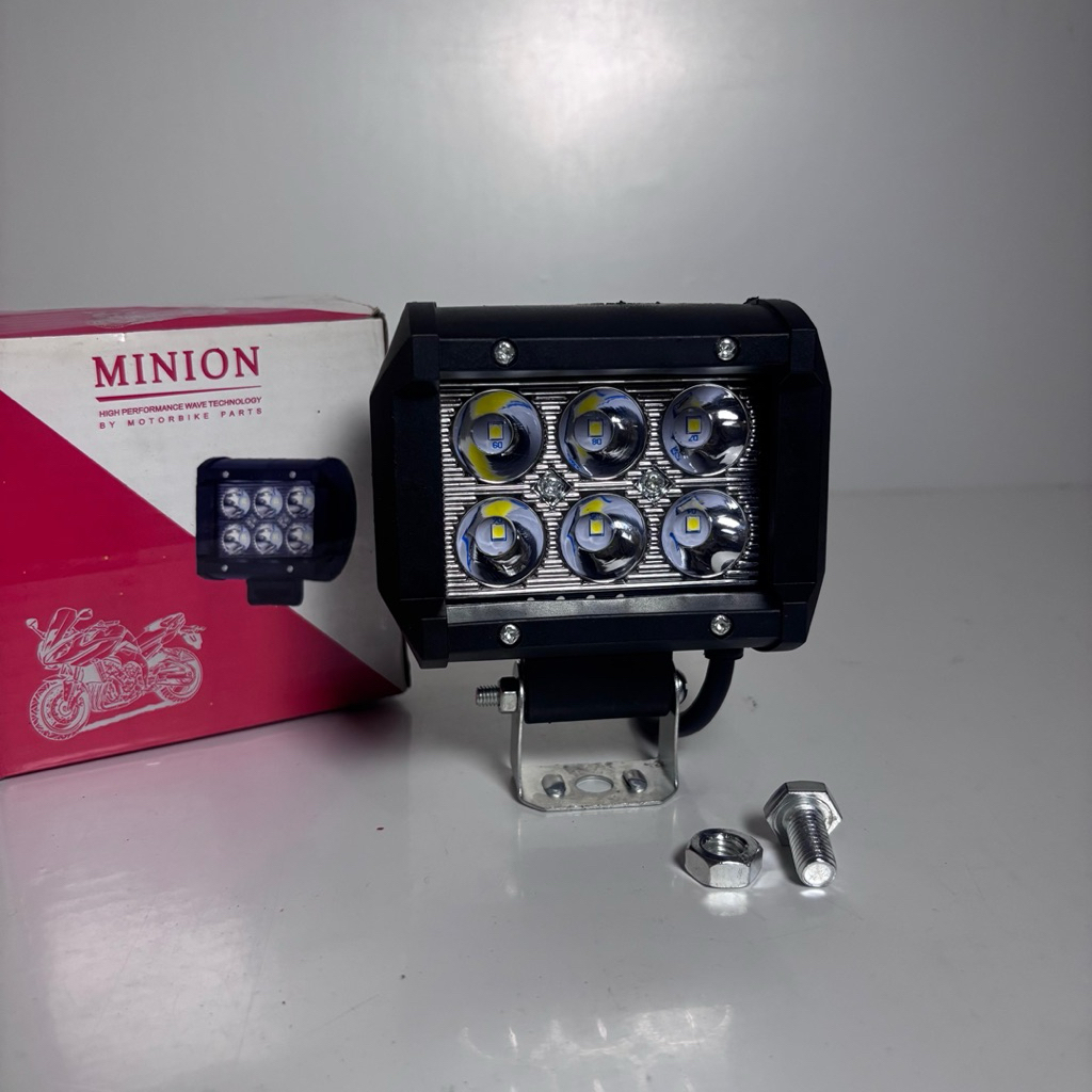 lampu tembak cwl 6led waterproof motor dan mobil 12volt