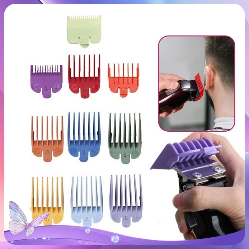 Sepatu Cliper Satu Set Sepatu Cukur Sepatu Mesin Cukur Rambut Sepatu Ukuran Cliper Plastik Warna Isi