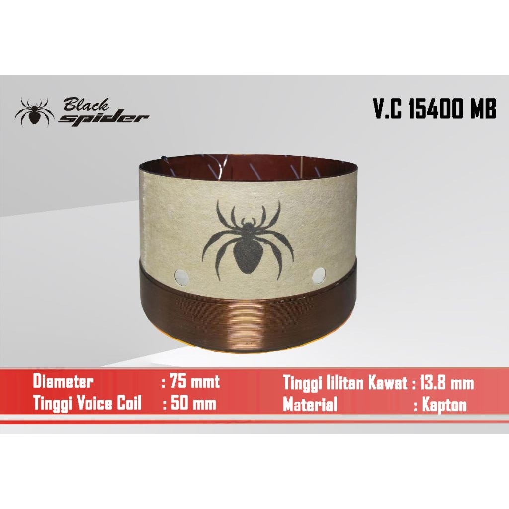 Voice Coil Black Spider BS 15400 MB (ORIGINAL)
