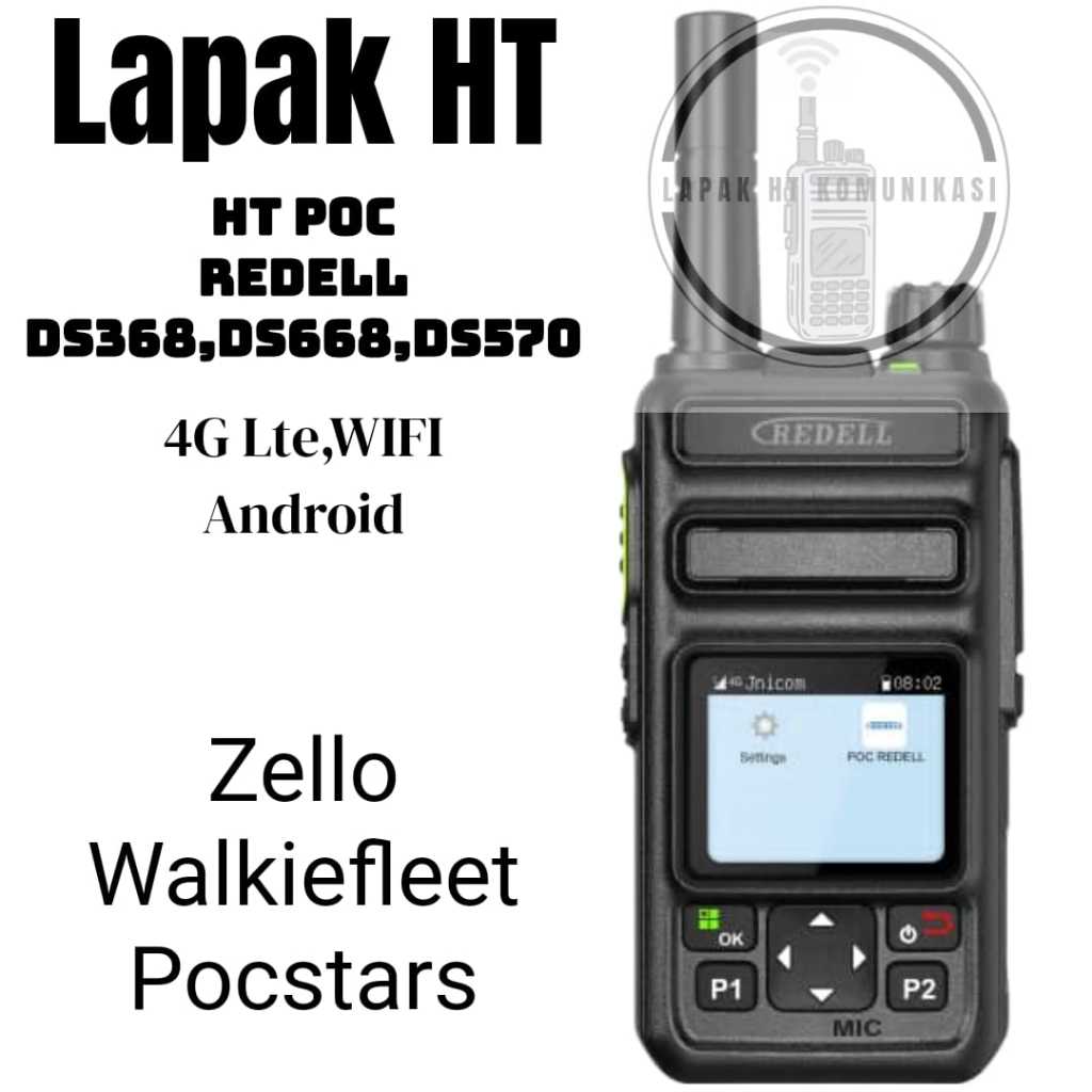 HT POC REDELL DS668 DS368 DS570 4G LTE Wifi Bisa Jarak Jauh Sampai 10.000 KM