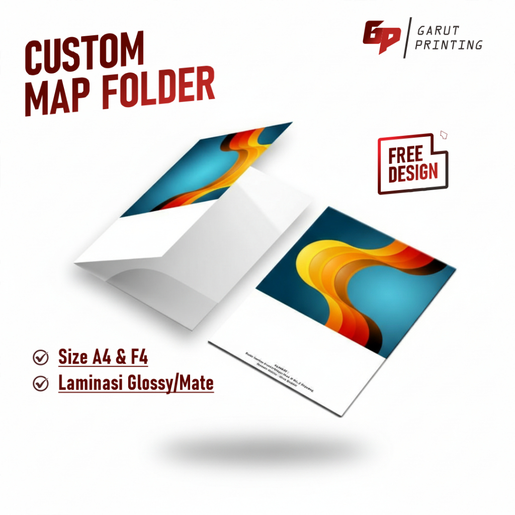 Cetak Map Kantor Custom,Map Folder Map Sekolah Free Desain