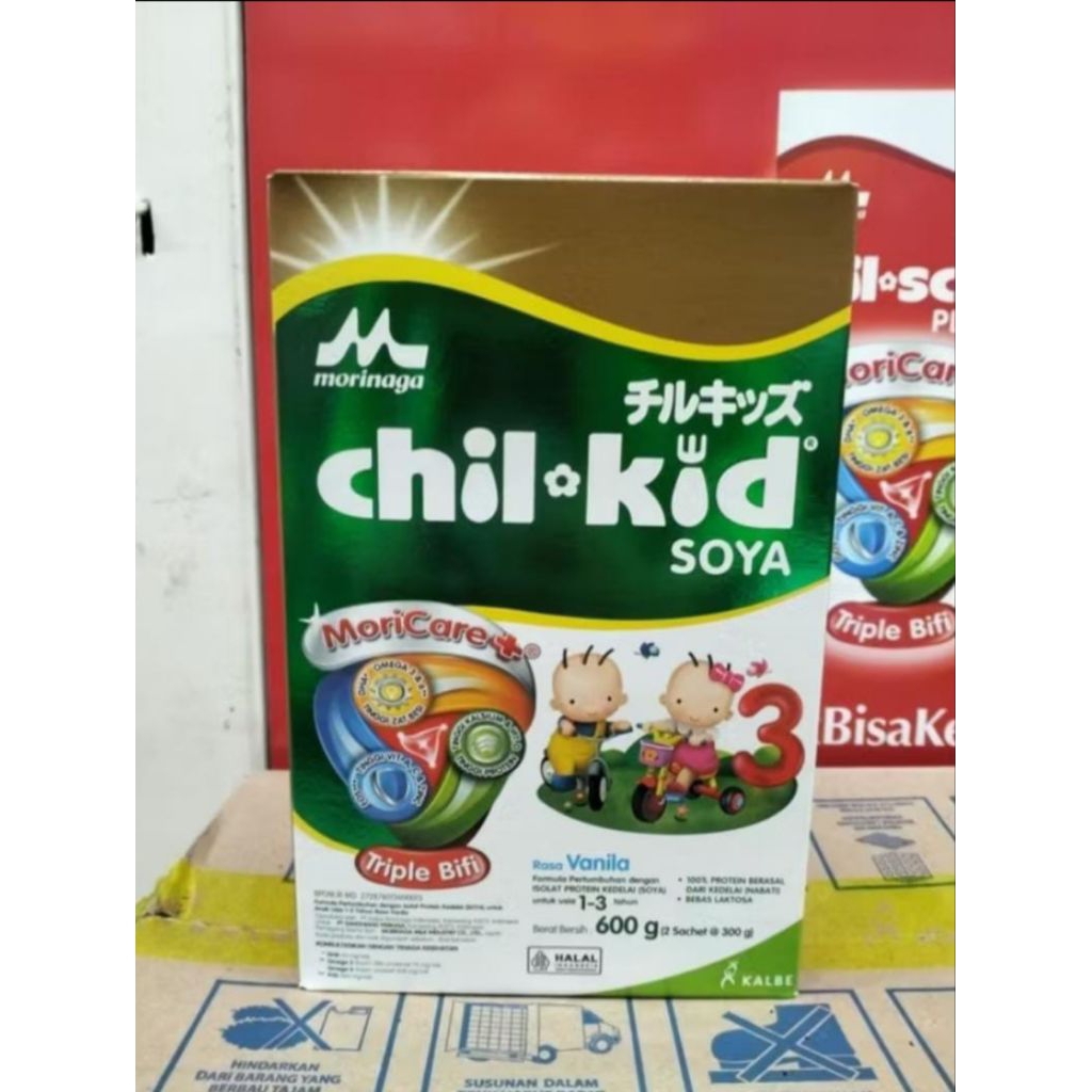 Susu morinaga chil kid soya 3+ rasa vanilla 300gr