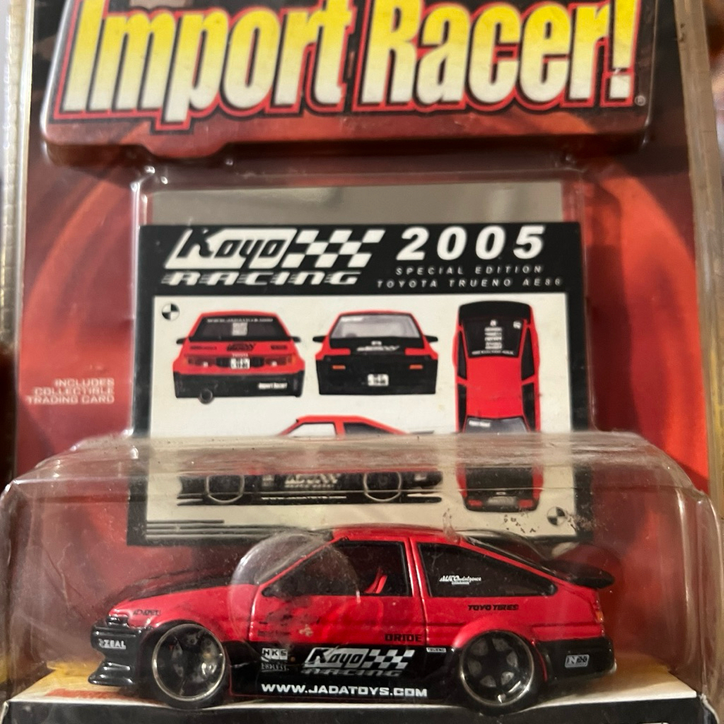 Diecast Jada Toys Skala 64 Toyota Trueno Ae 86