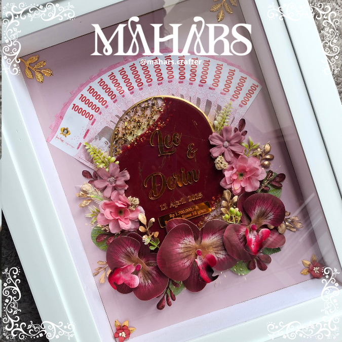 CITRA Frame mahar POP UP ELITE / Mahar elegan /  Mahar Murah / Custom Mahar