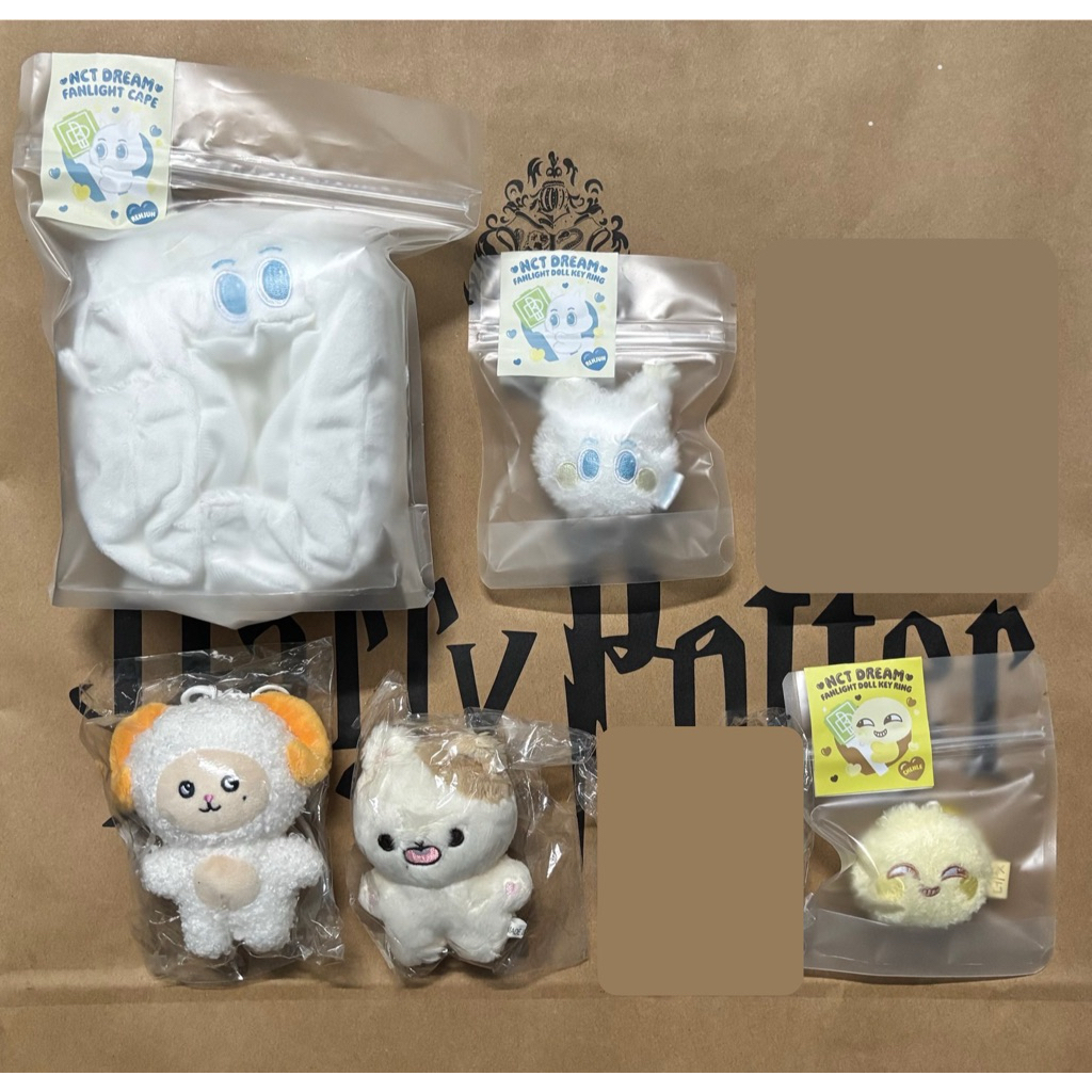 doll boneka keyring fanlight cape lightstick nct aab dream wayv renjun yangyang chenle jisung injeol